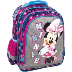 PLECAK SZKOLNY 2-KOMOROWY DISNEY MYSZKA MINNIE - Derform