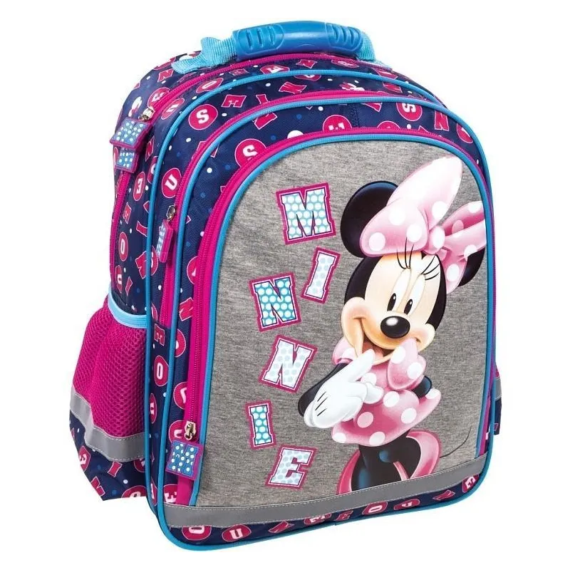 PLECAK SZKOLNY 2-KOMOROWY DISNEY MYSZKA MINNIE - Derform