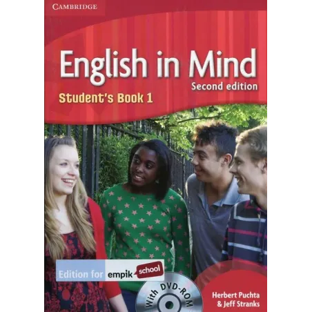 ENGLISH IN MIND 1 STUDENTS BOOK + DVD Herbert Puchta, Jeff Stranks - Cambridge University Press