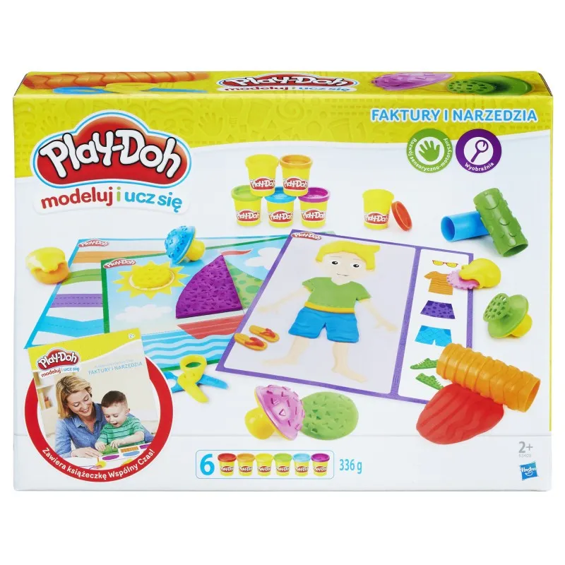 PLAY DOH CIASTOLINA FAKTURY I NARZĘDZIA 2+ - Hasbro