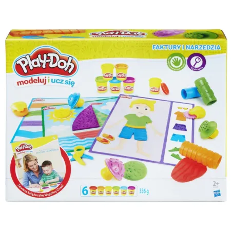 PLAY DOH CIASTOLINA FAKTURY I NARZĘDZIA 2+ - Hasbro