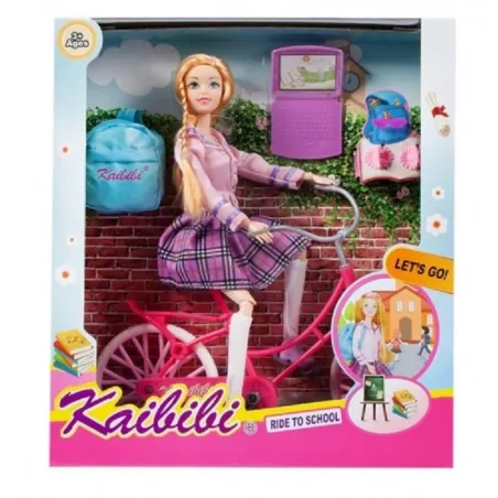 Lalka Na Rowerze Z Akcesoriami 3+