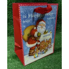 TOREBKA PREZENTOWA MAŁA ŚWIĘTY MIKOŁAJ - Passion Cards