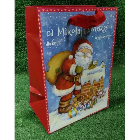 TOREBKA PREZENTOWA MAŁA ŚWIĘTY MIKOŁAJ - Passion Cards