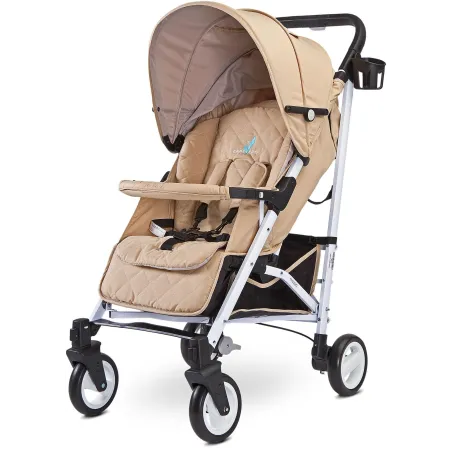 WÓZEK SPACEROWY GRANATOWY CARETERO SONATA BEIGE 6M+ - Caretero