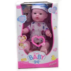 SIUSIAJĄCA INTERAKTYWNA LALKA AGATKA Z AKCESORIAMI 39 CM 3+ - Moneks