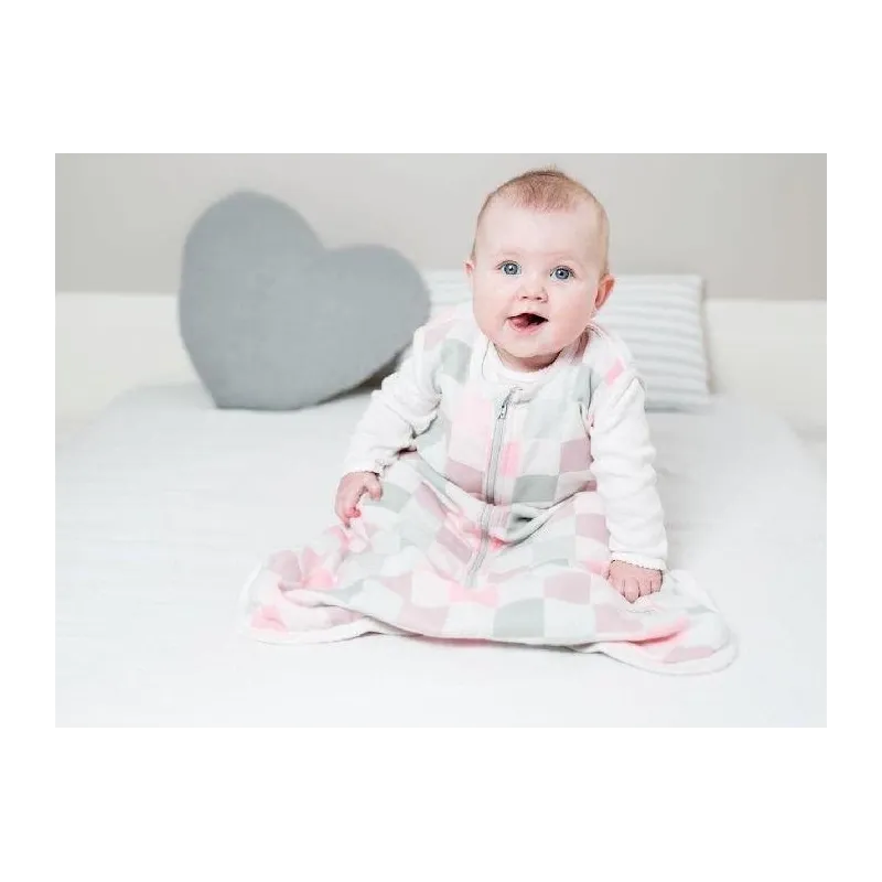 ŚPIWOREK MUŚLINOWY LUXE PINK LULUJO 0-6M