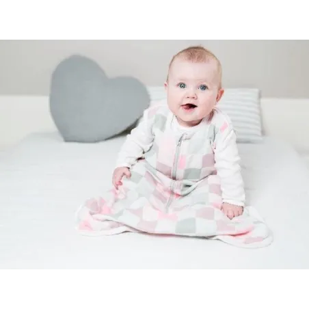 ŚPIWOREK MUŚLINOWY LUXE PINK LULUJO 0-6M