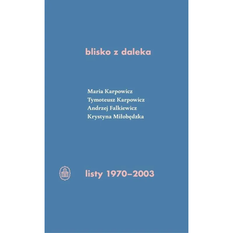 BLISKO Z DALEKA. LISTY 1970-2003 - Ossolineum
