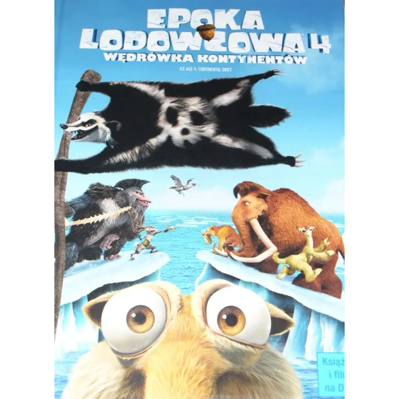 EPOKA LODOWCOWA 4. WĘDRÓWKA KONTYNENTÓW KSIĄŻKA + DVD PL - 20th Century Fox
