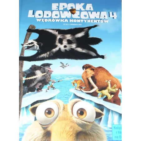 EPOKA LODOWCOWA 4. WĘDRÓWKA KONTYNENTÓW KSIĄŻKA + DVD PL - 20th Century Fox