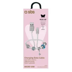Kabel Usb - Micro Usb Z Ozdobnymi Zawieszkami Sbs Smart & Ladies