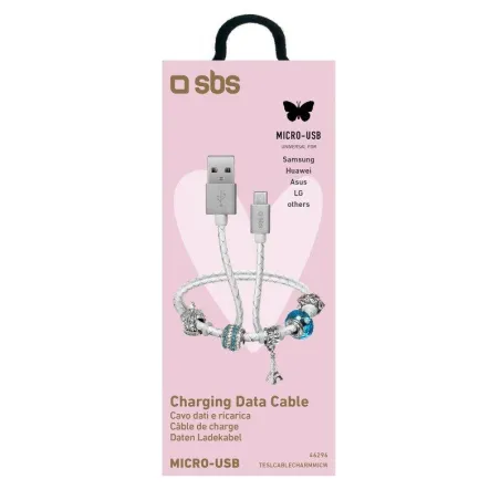 Kabel Usb - Micro Usb Z Ozdobnymi Zawieszkami Sbs Smart & Ladies