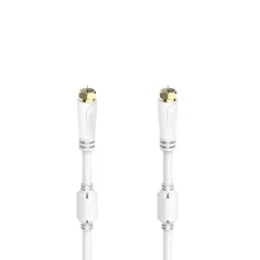 KABEL ANTENOWY 100DB WTYK F-WTYK F POZŁACANY 3M HAMA - Hama