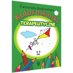 KOLOROWANKI TERAPEUTYCZNE ĆWICZENIA DOSKONALĄCE 3-5 LAT Monika Ostrowska - SBM