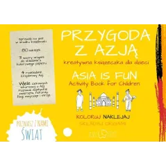 PRZYGODA Z AZJĄ KREATYWNA KSIĄŻECZKA - Zuzu Toys