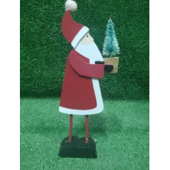 ŚWIĘTY MIKOŁAJ STOJĄCY Z CHOINKĄ 21CM - Panon