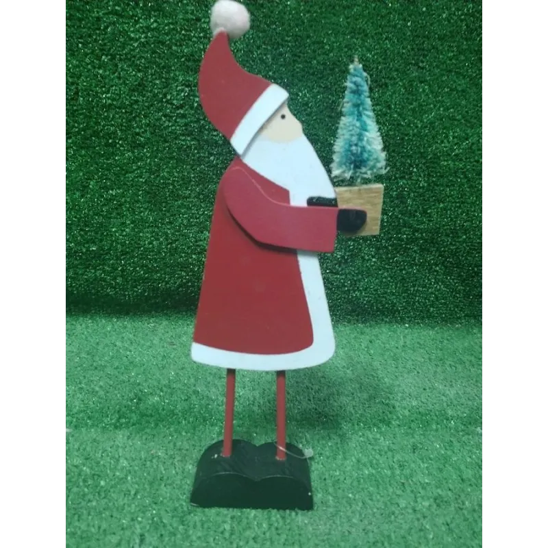 ŚWIĘTY MIKOŁAJ STOJĄCY Z CHOINKĄ 21CM - Panon