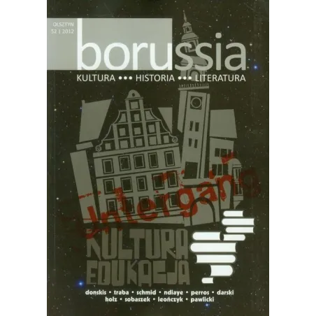 Borussia 52/2012 Kultura Historia Literatura Borussia 52/2012 Kultura Historia Literatura