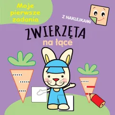 ZWIERZĘTA NA ŁĄCE MOJE PIERWSZE ZADANIA Z NAKLEJKAMI - Olesiejuk