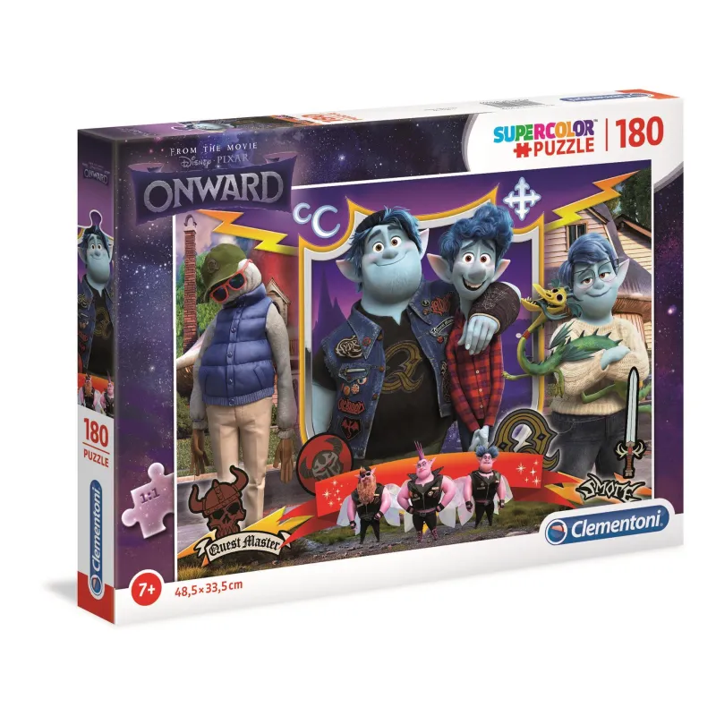 ONWARD PUZZLE SUPERCOLOR 180 ELEMENTÓW - Clementoni
