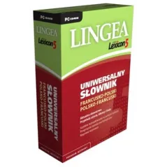 LINGEA LEXICON 5 CD-ROM UNIWERSALNY SŁOWNIK FRANCUSKO-POLSKI POLSKO-FRANCUSKI - Lingea