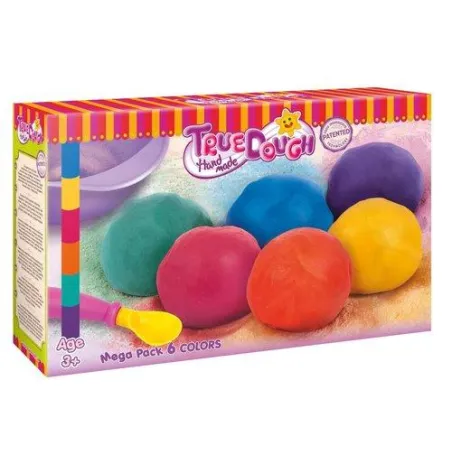 MASA PLASTYCZNA MEGA ZESTAW 6 KOLORÓW 3+ - Tisso-Toys
