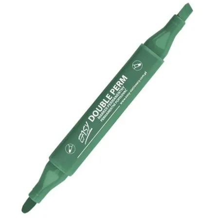 MARKER PERMANENTNY DOUBLE PERM ZIELONY - Spokey