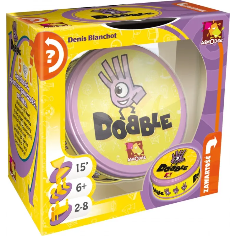 DOBBLE GRA KARCIANA 6+ - Rebel