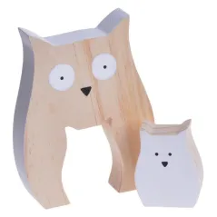 Sowa Dekoracja Drewniana