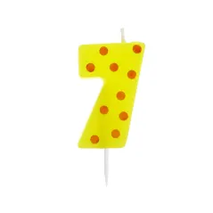ŚWIECZKA URODZINOWA CYFERKA 7 - Godan