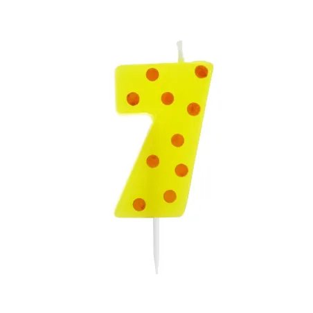 Świeczka Urodzinowa Cyferka 7 Świeczka Urodzinowa Cyferka 7