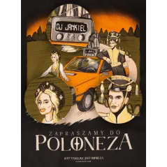 Polonez Adam Mickiewicz Koszulka Męska Czarna Rozmiar Xl