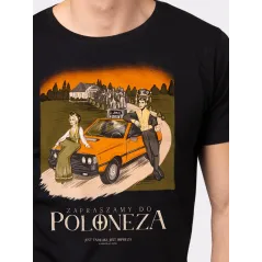 POLONEZ ADAM MICKIEWICZ KOSZULKA MĘSKA CZARNA ROZMIAR XL