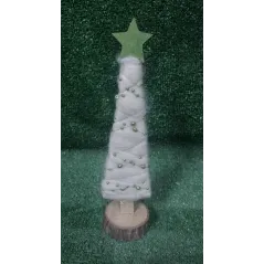 CHOINKA WELNA Z KORALAMI 24CM - Panon