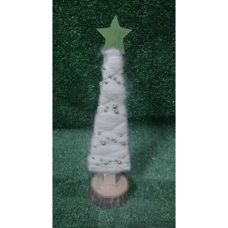 CHOINKA WELNA Z KORALAMI 24CM - Panon