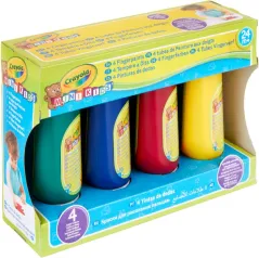 FARBY DO MALOWANIA PALCAMI ZMYWALNE 4 KOLORY CRAYOLA 2+ - Crayola