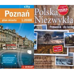 POLSKA MAPA SAMOCHODOWA + POLSKA NIEZWYKŁA PRZEWODNIK DLA KAŻDEGO