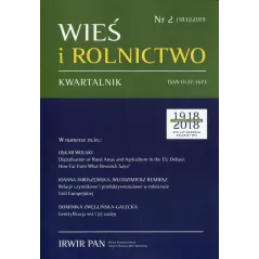 WIEŚ I ROLNICTWO 2/2019 - Scholar