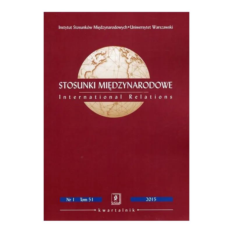 STOSUNKI MIĘDZYNARODOWE 1/2015 51 - Scholar