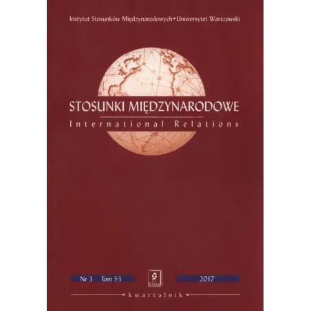 STOSUNKI MIĘDZYNARODOWE 3/2017 53 - Scholar