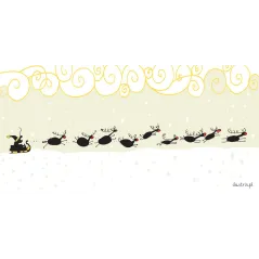 KARNET OKOLICZNOŚCIOWY BOŻE NARODZENIE + KOPERTA - Ilustris