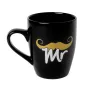 Zestaw Kubków Porcelanowych Bgtech Black&White Mr Mrs 300 Ml Zestaw Kubków Porcelanowych Bgtech Black&White Mr Mrs 300 Ml