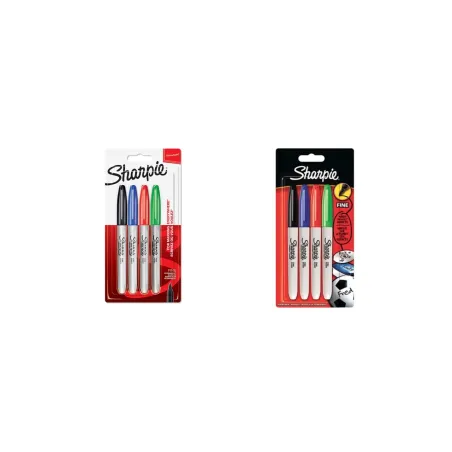 MARKERY PERNAMENTNE SHARPIE 4 KOLORY - Newell