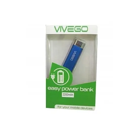 POWERBANK AKUMULATOR VIVEGO 2200 MAH NIEBIESKI - Vivego