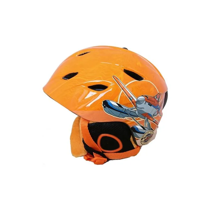 KASK NARCIARSKI SAMOLOTY S POMARAŃCZOWY - Vision One