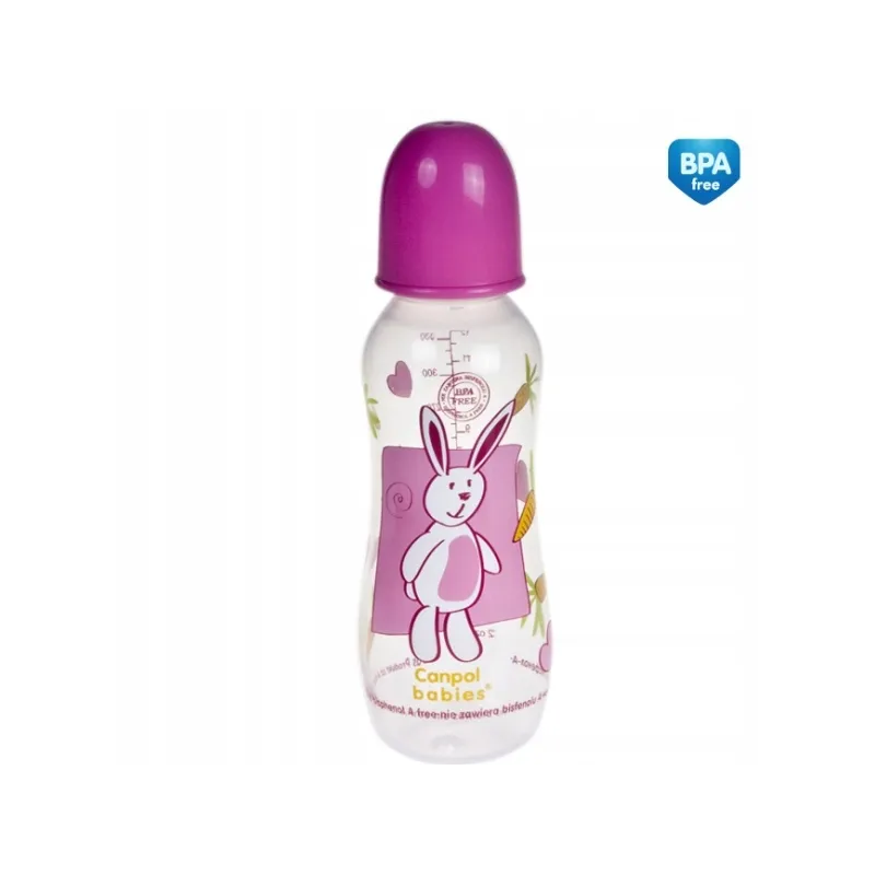 BUTELKA PROFILOWANA 330ML 12M+ - Canpol