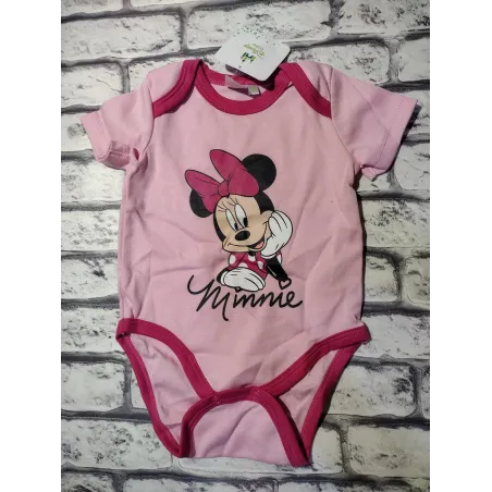 BODY DZIEWCZĘCE Z KRÓTKIM RĘKAWEM 74 CM MYSZKA MINNIE COOL CLUB - Cool Club