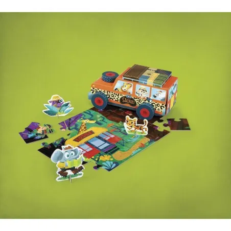 Safari Puzzle 3W1 24 Elementy Crocodile Creek 4+ Ii Gatunek