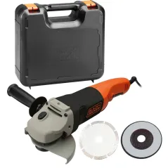 SZLIFIERKA KĄTOWA 125 MM BLACK&DECKER KG1202KD + KUFER + TARCZA DIAMENTOWA
